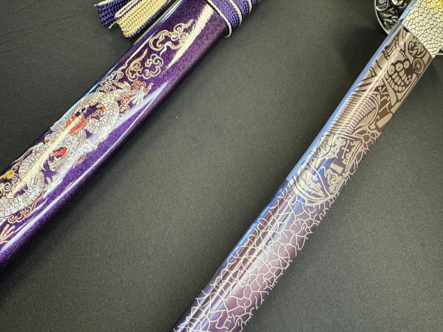 Phoenix Armory Katana - Purple Dragon 65Mn