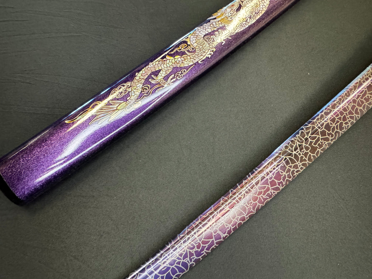 Phoenix Armory Katana - Purple Dragon 65Mn
