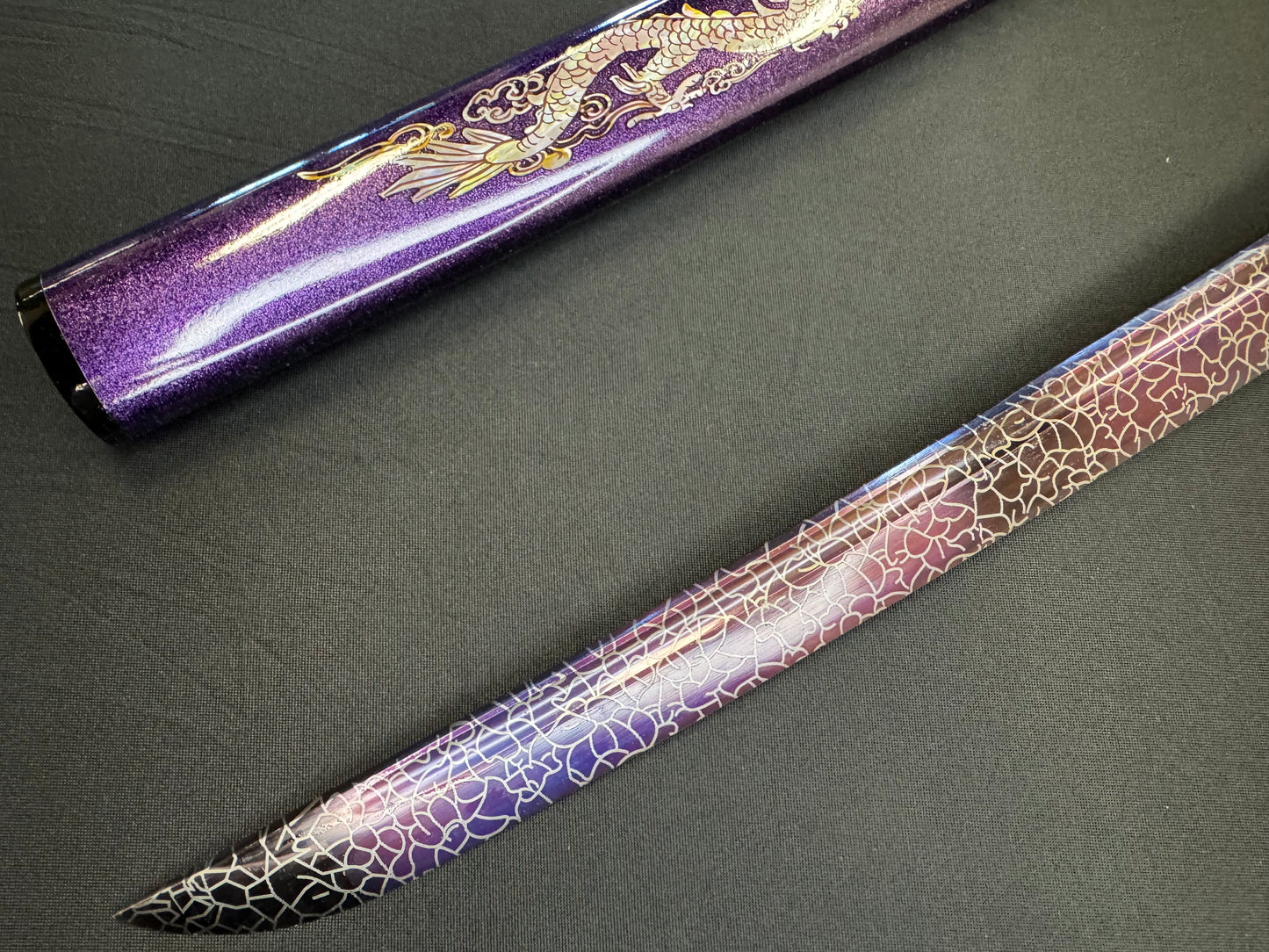 Phoenix Armory Katana - Purple Dragon 65Mn