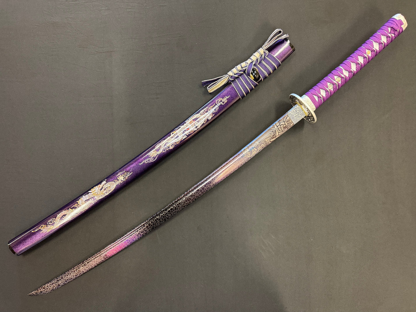 Phoenix Armory Katana - Purple Dragon 65Mn