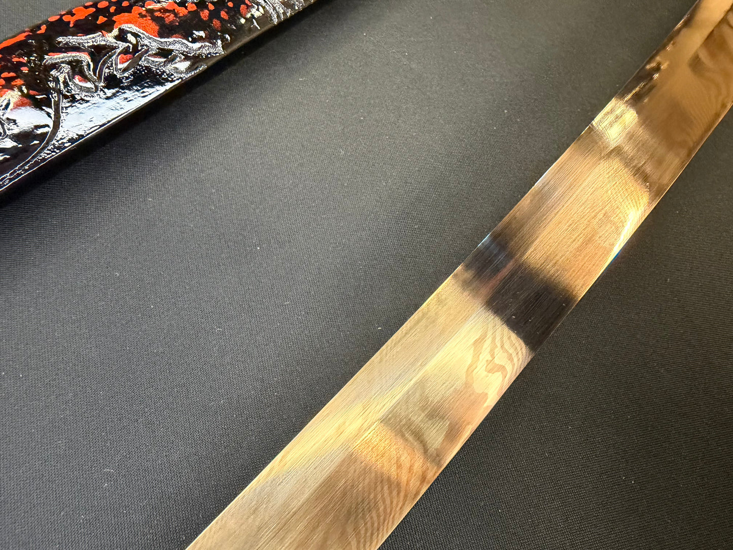Phoenix Armory Katana - Dragon's Hoard Golden Damascus