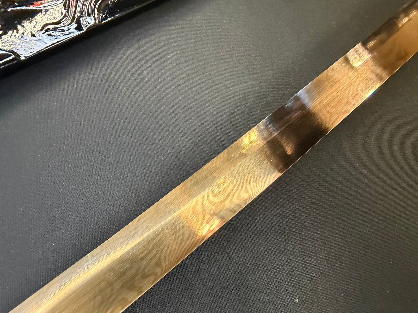 Phoenix Armory Katana - Dragon's Hoard Golden Damascus