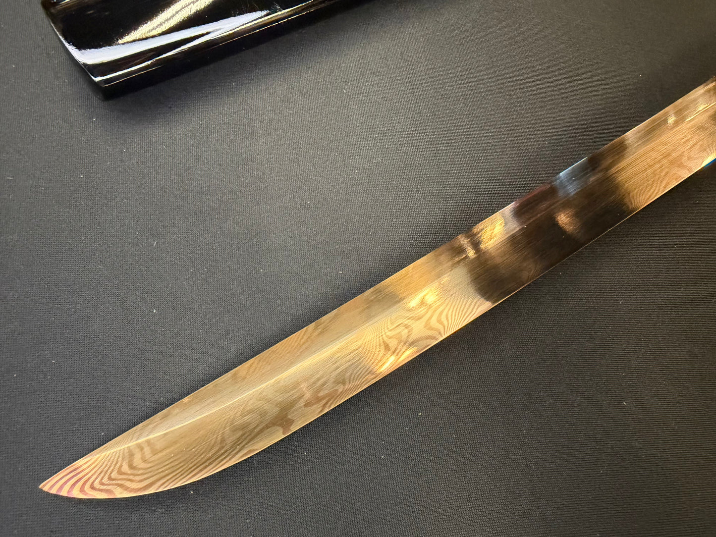 Phoenix Armory Katana - Dragon's Hoard Golden Damascus