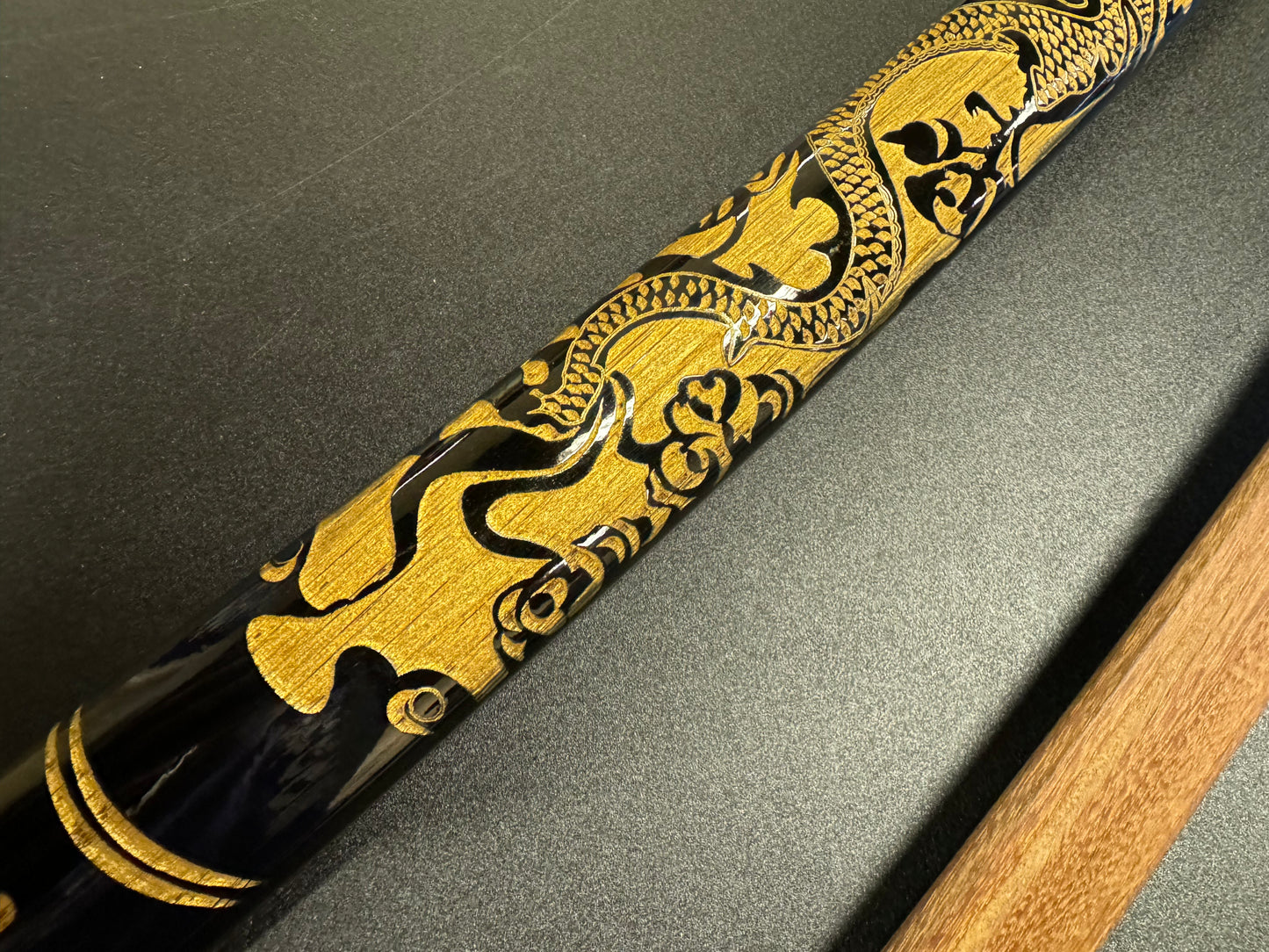 Phoenix Arms Etched Dragon Wooden Katana Takemitsu