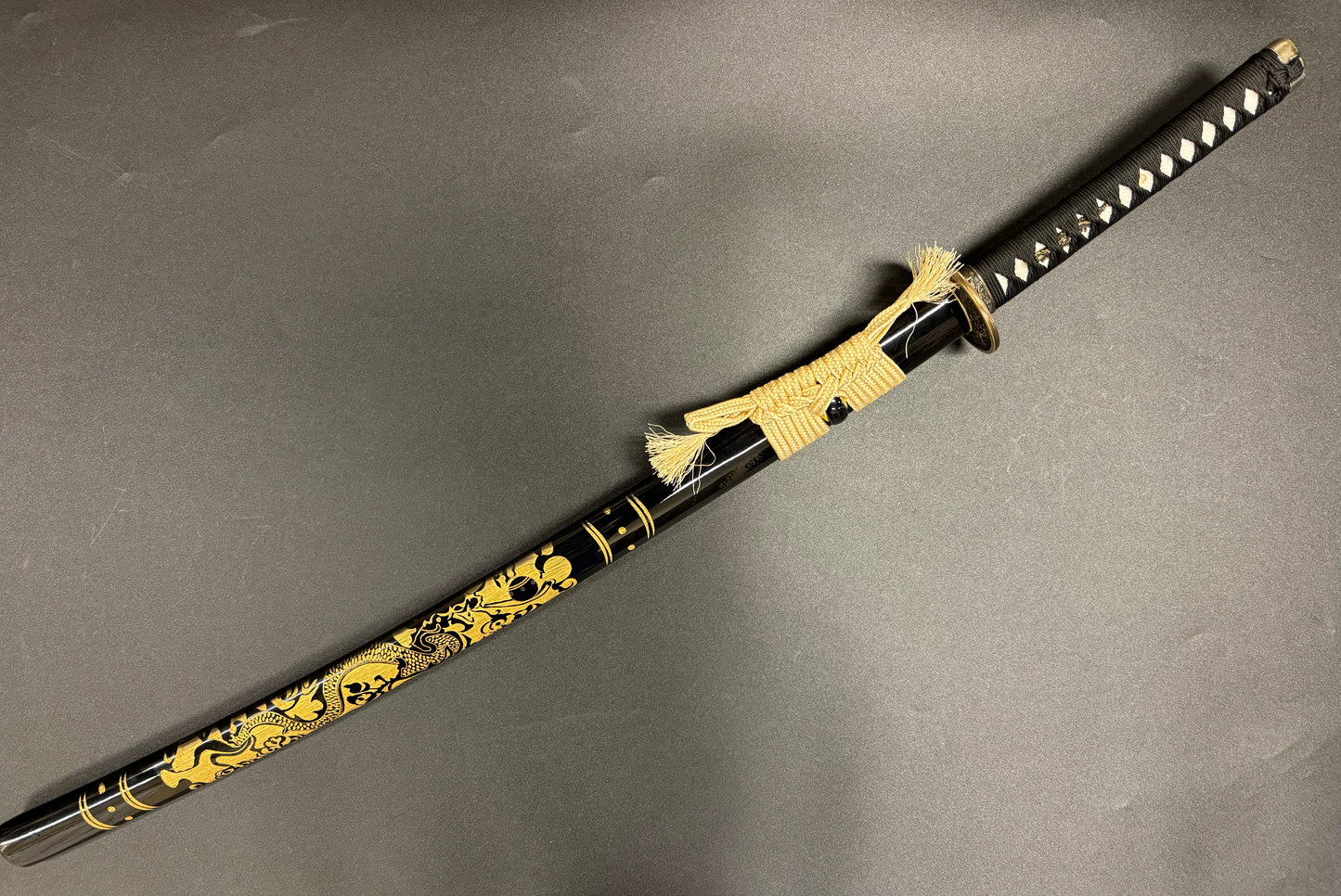 Phoenix Arms Etched Dragon Wooden Katana Takemitsu