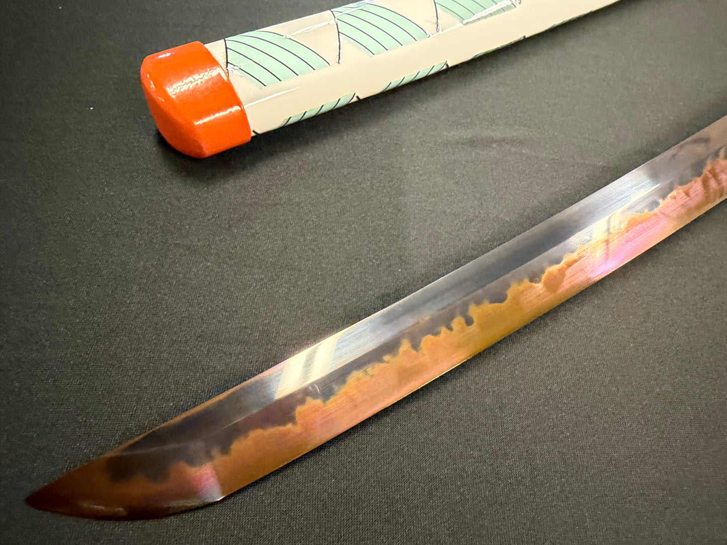 Katana - Demon Slayer Rengoku T10 Differntially Hardened