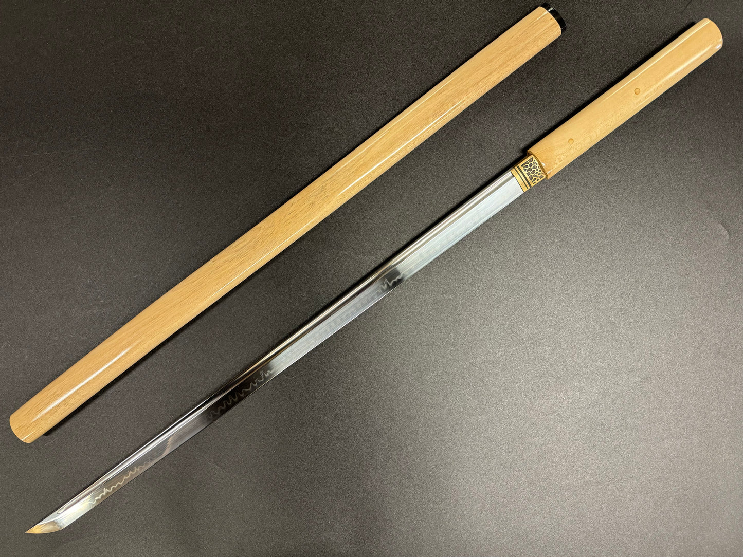 Phoenix Arms Natural Hardwood Chokuto T10 Shirasaya