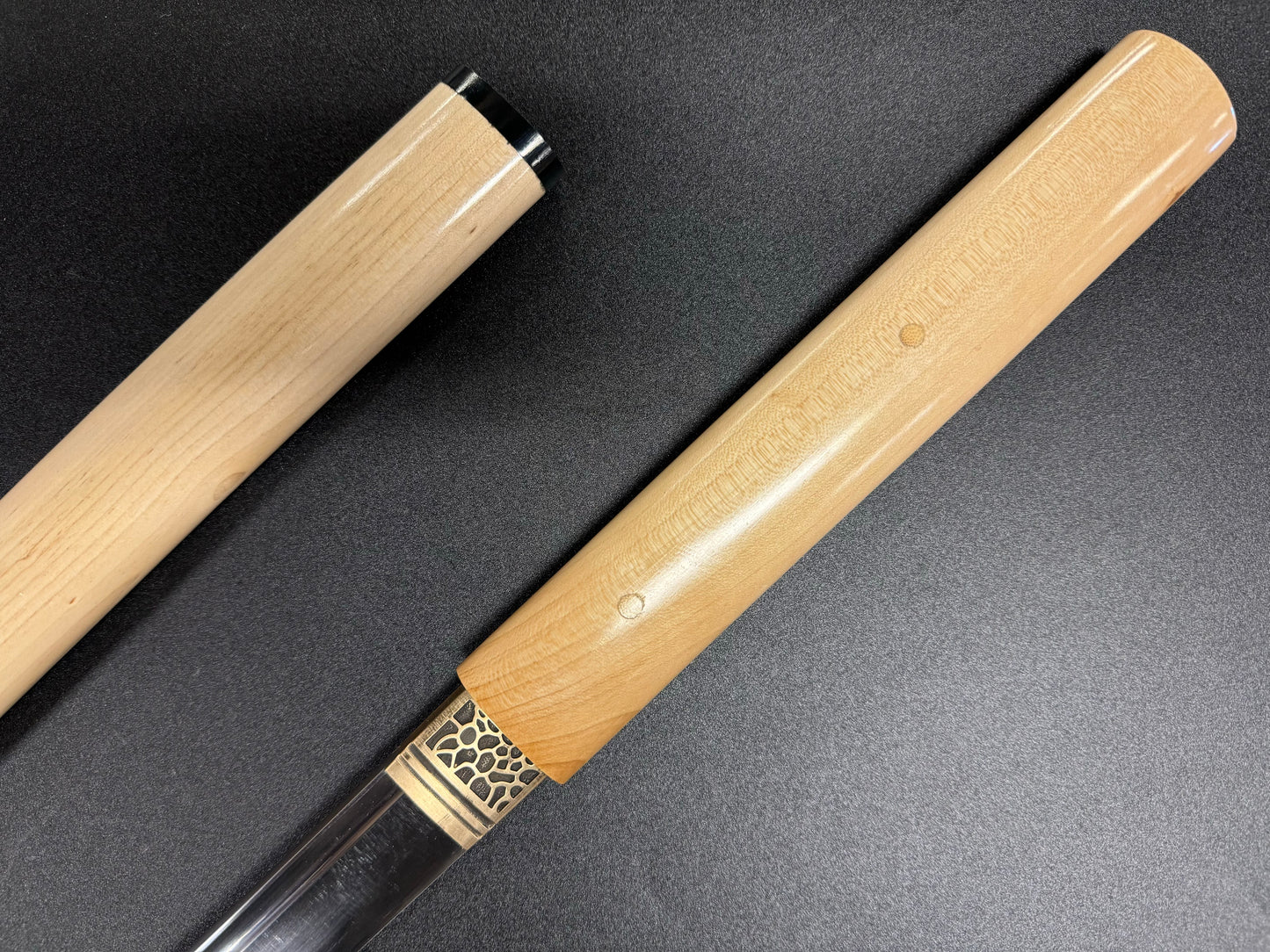 Phoenix Arms Natural Hardwood Chokuto 65Mn Shirasaya