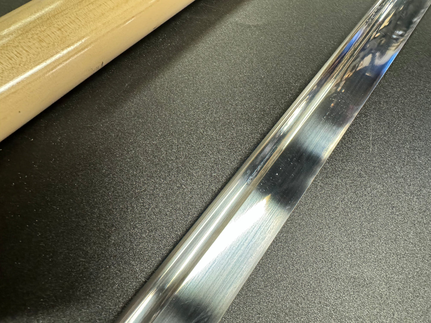 Phoenix Arms Natural Hardwood Chokuto 65Mn Shirasaya
