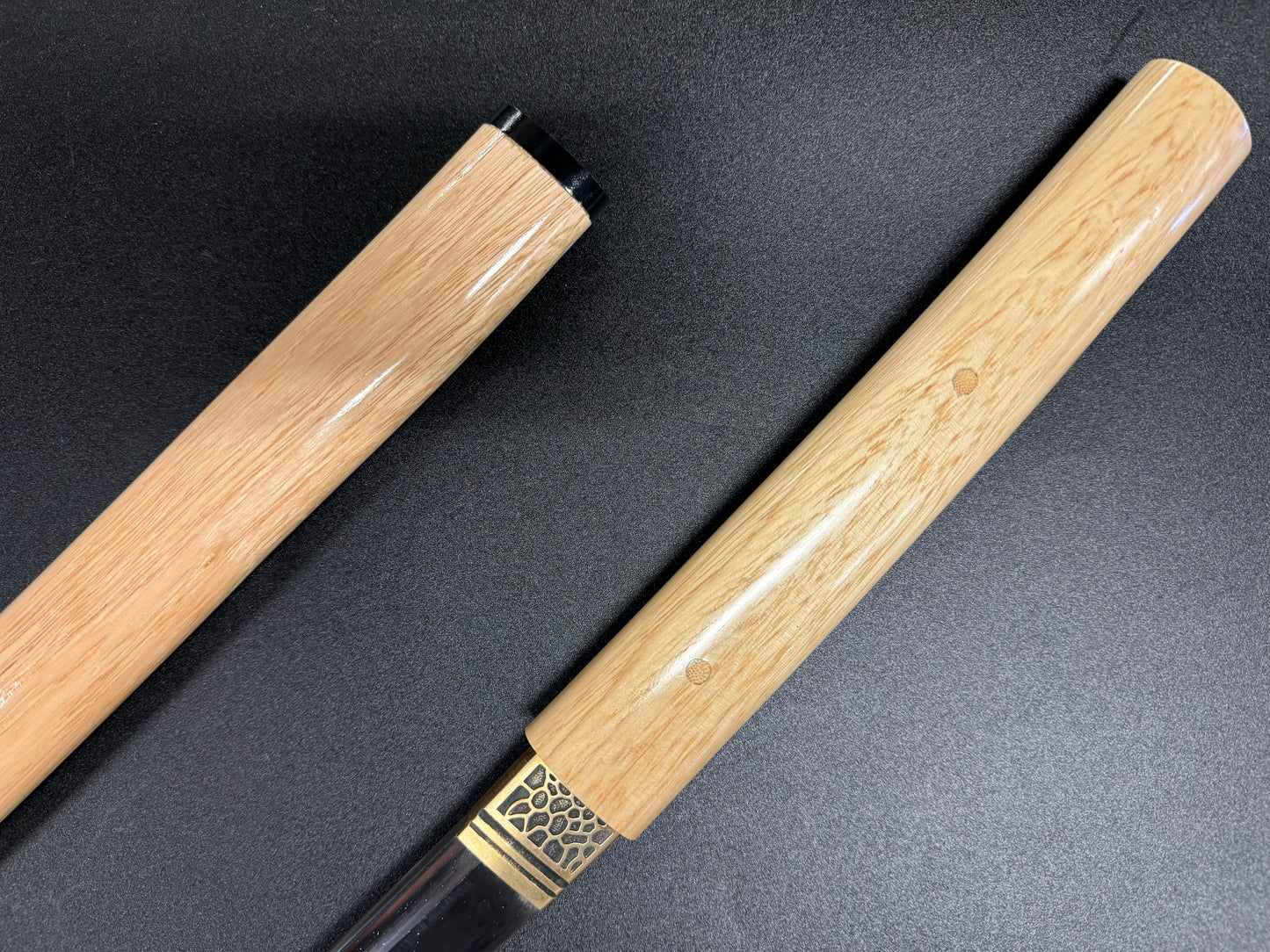 Phoenix Arms Natural Hardwood Katana 65Mn Shirasaya