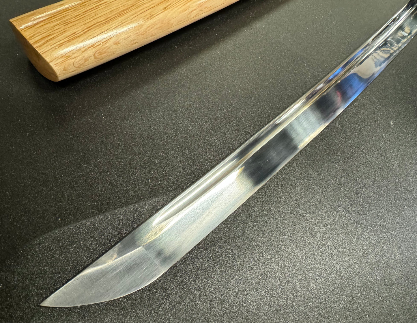 Phoenix Arms Natural Hardwood Katana 65Mn Shirasaya