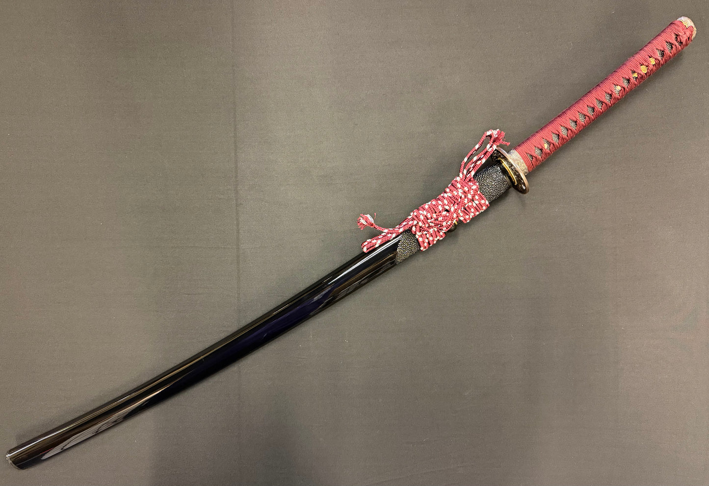 Legacy Steel Katana - Crimson Waves - Forged Traditional Sanmai