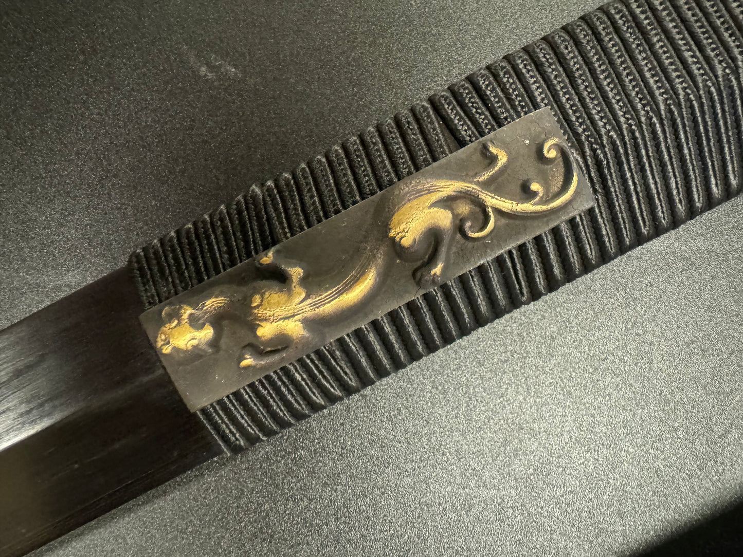 PRE-ORDER Dragonspring Han Jian - Sokka's Space Sword - Black Damascus Avatar: The Last Airbender