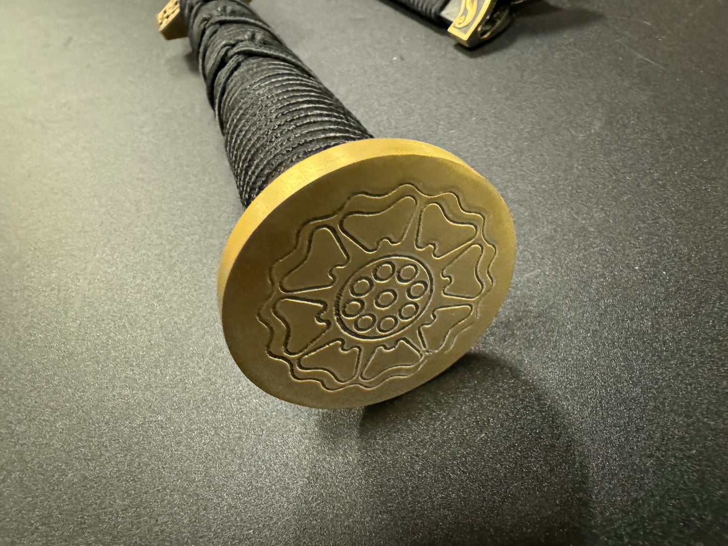 PRE-ORDER Dragonspring Han Jian - Sokka's Space Sword - Black Damascus Avatar: The Last Airbender
