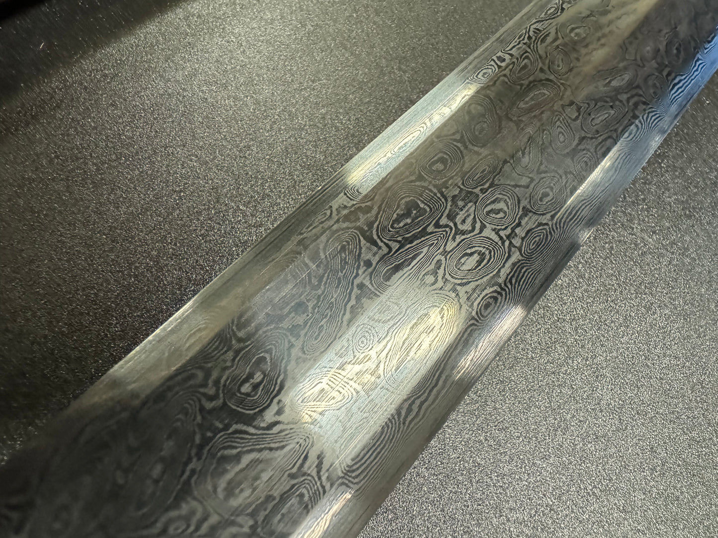 PRE-ORDER Dragonspring Han Jian - Sokka's Space Sword - Black Damascus Avatar: The Last Airbender