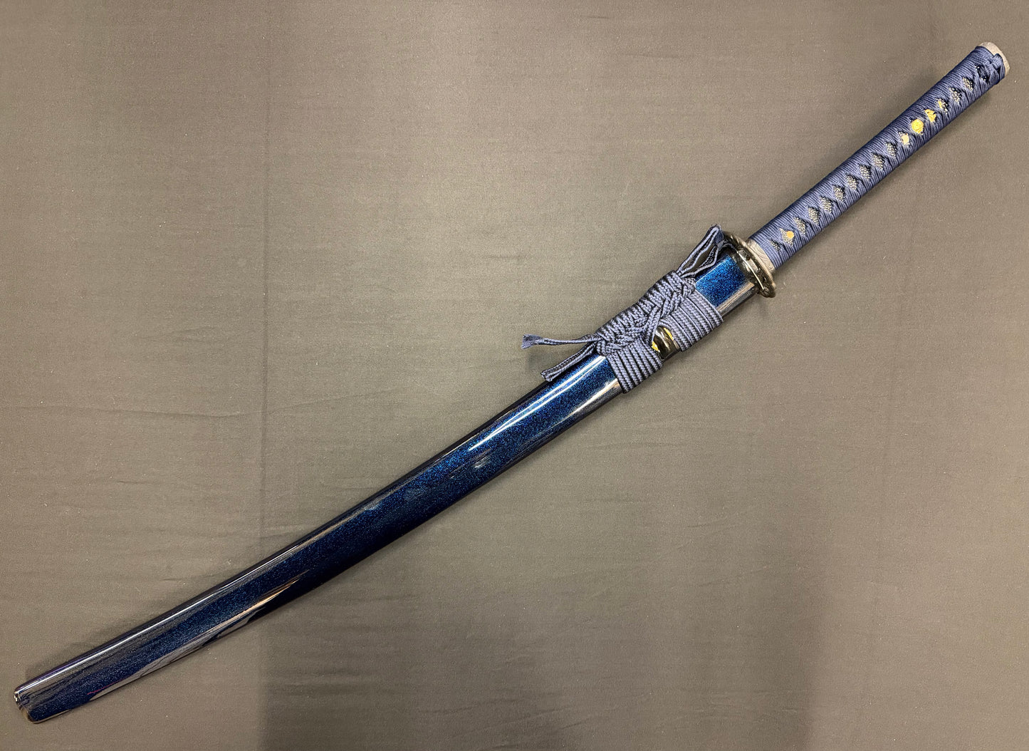 Legacy Steel Katana - Blue Waves Osoraku 1095 Carbon Steel Clay Tempered