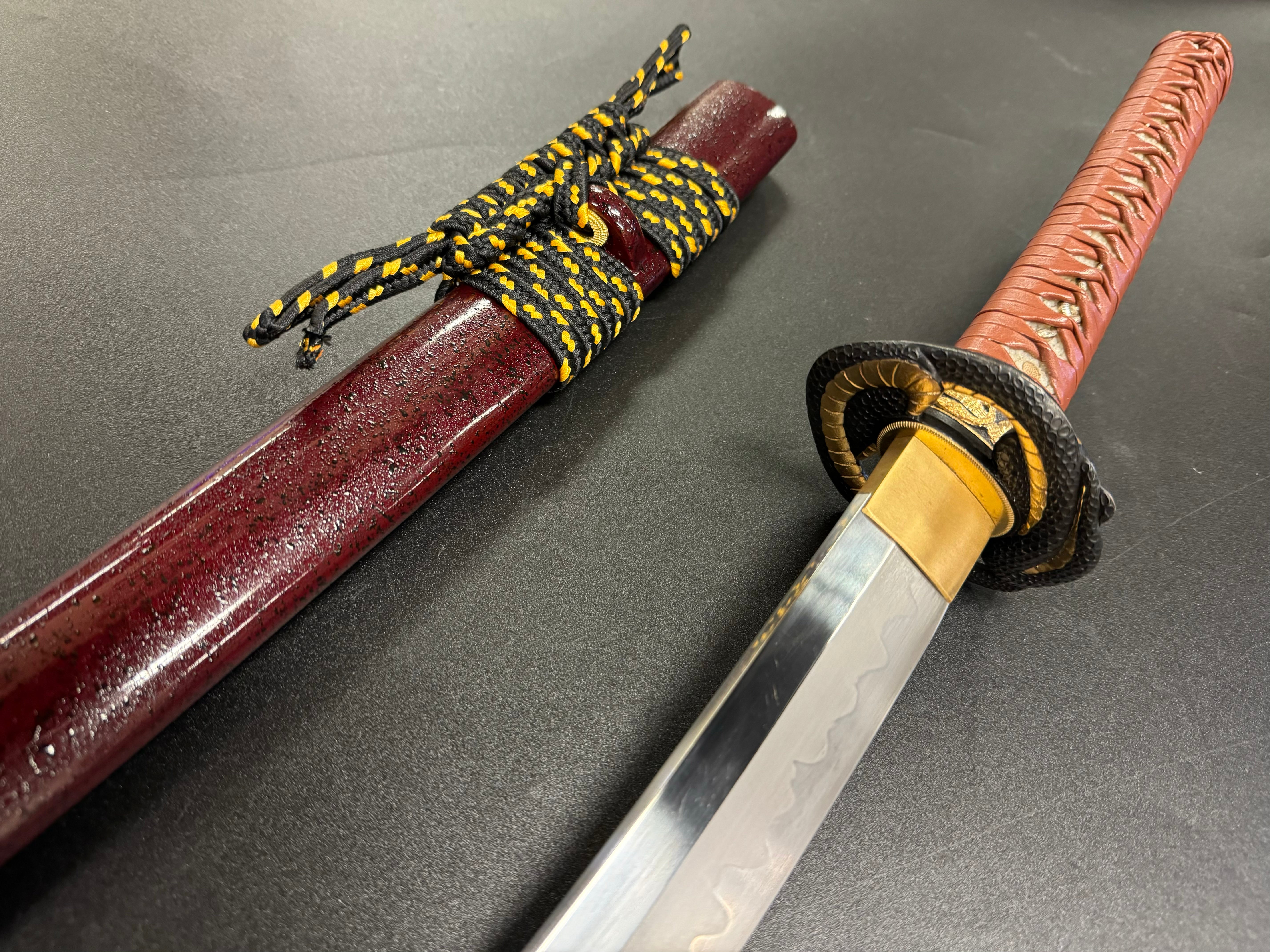 USED Swordier XL Katana - Blood Python T10 – RVA Katana