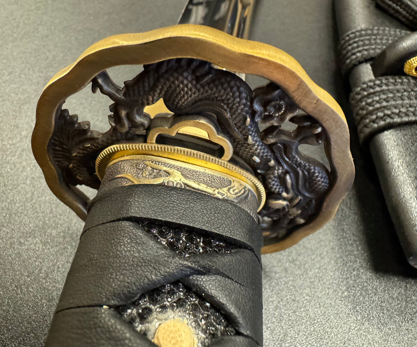 Dragonspring Forge Wakizashi - Black Dragon Naginata Naoshi T10