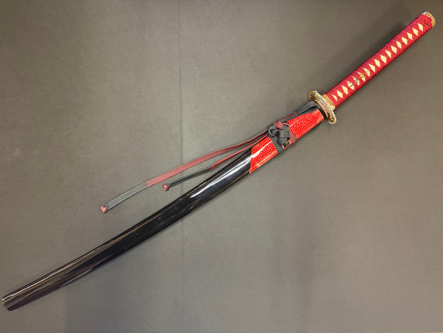 Phoenix Armory Craftsman Elite Katana - Crimson Phoenix Forge Folded Self-smelted Steel