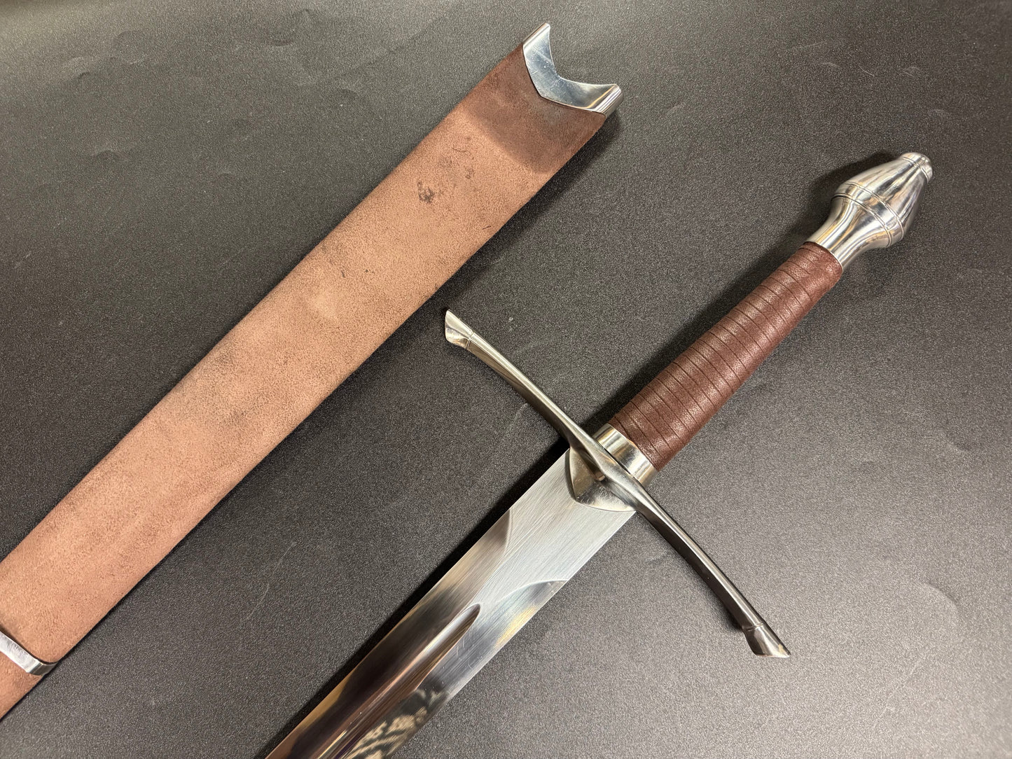 Ryansword Lord of the Rings Strider Sword European Medieval Long Sword 1095