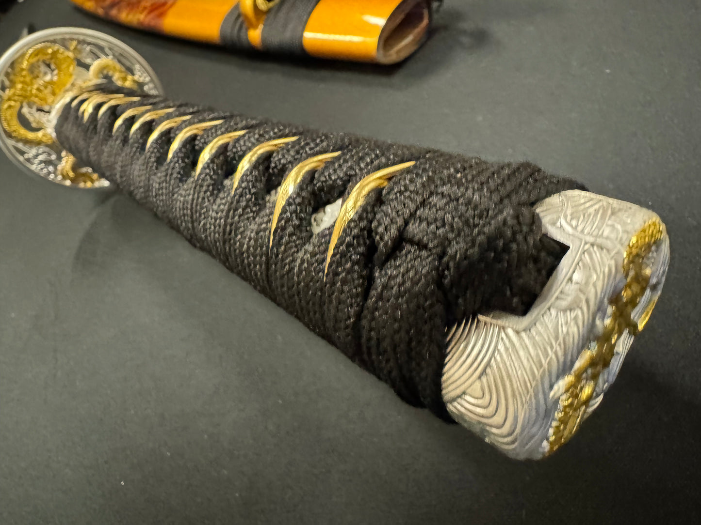 Phoenix Arms Katana - Roaring Dragon 65Mn Gold Blade