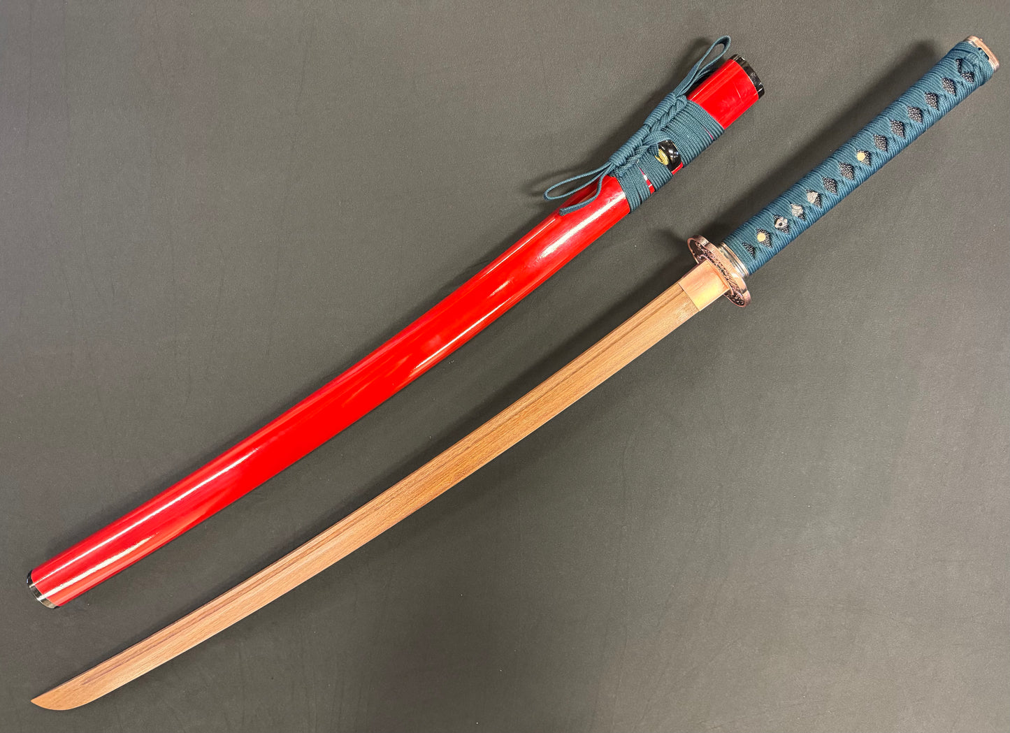 Phoenix Arms Red Summer Swallows Wooden Katana Takemitsu