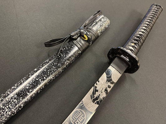 Phoenix Armory Katana - Black Dragonblade 65Mn