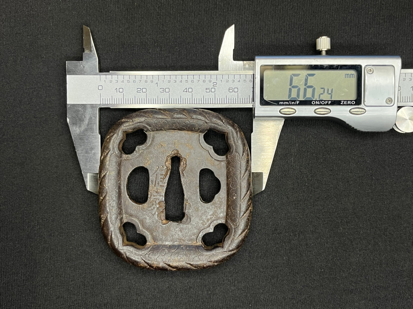 Antique Japanese Tsuba - Iron Handguard #001 Unverified