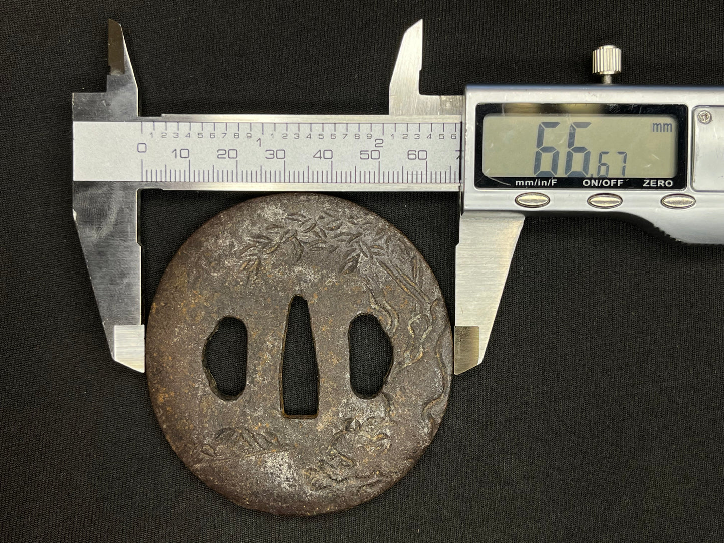 Antique Japanese Tsuba - Iron Handguard #002 Unverified
