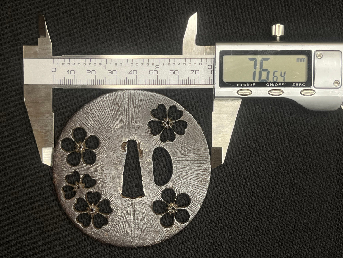 Antique Japanese Tsuba - Iron Handguard #011 Unverified
