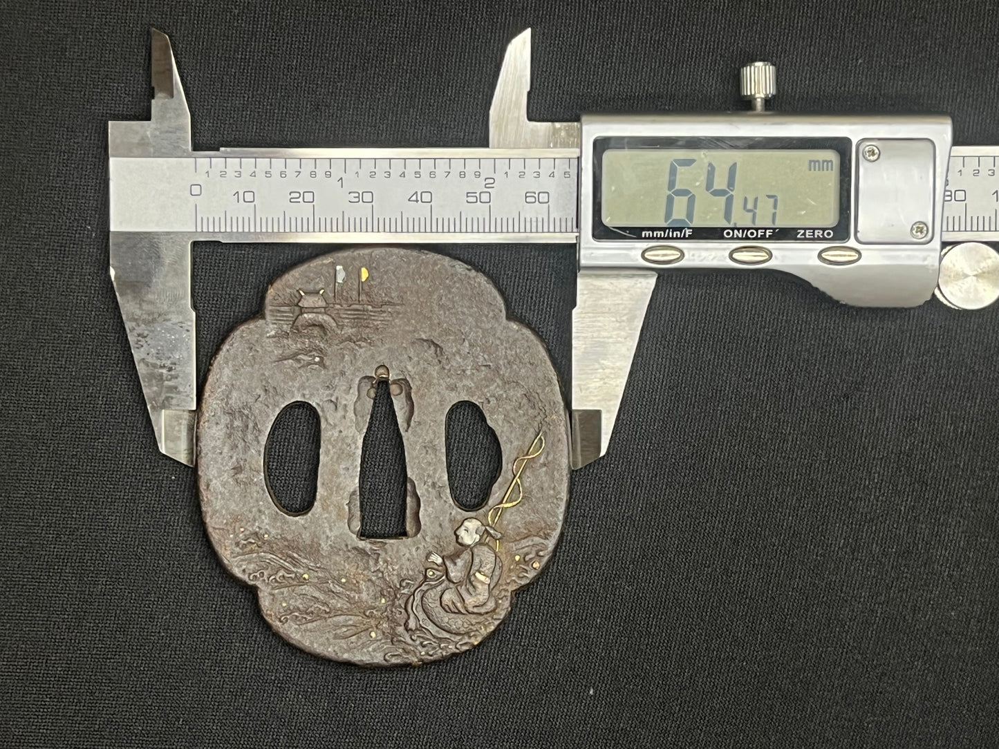 Antique Japanese Tsuba - Iron Handguard #020 Unverified