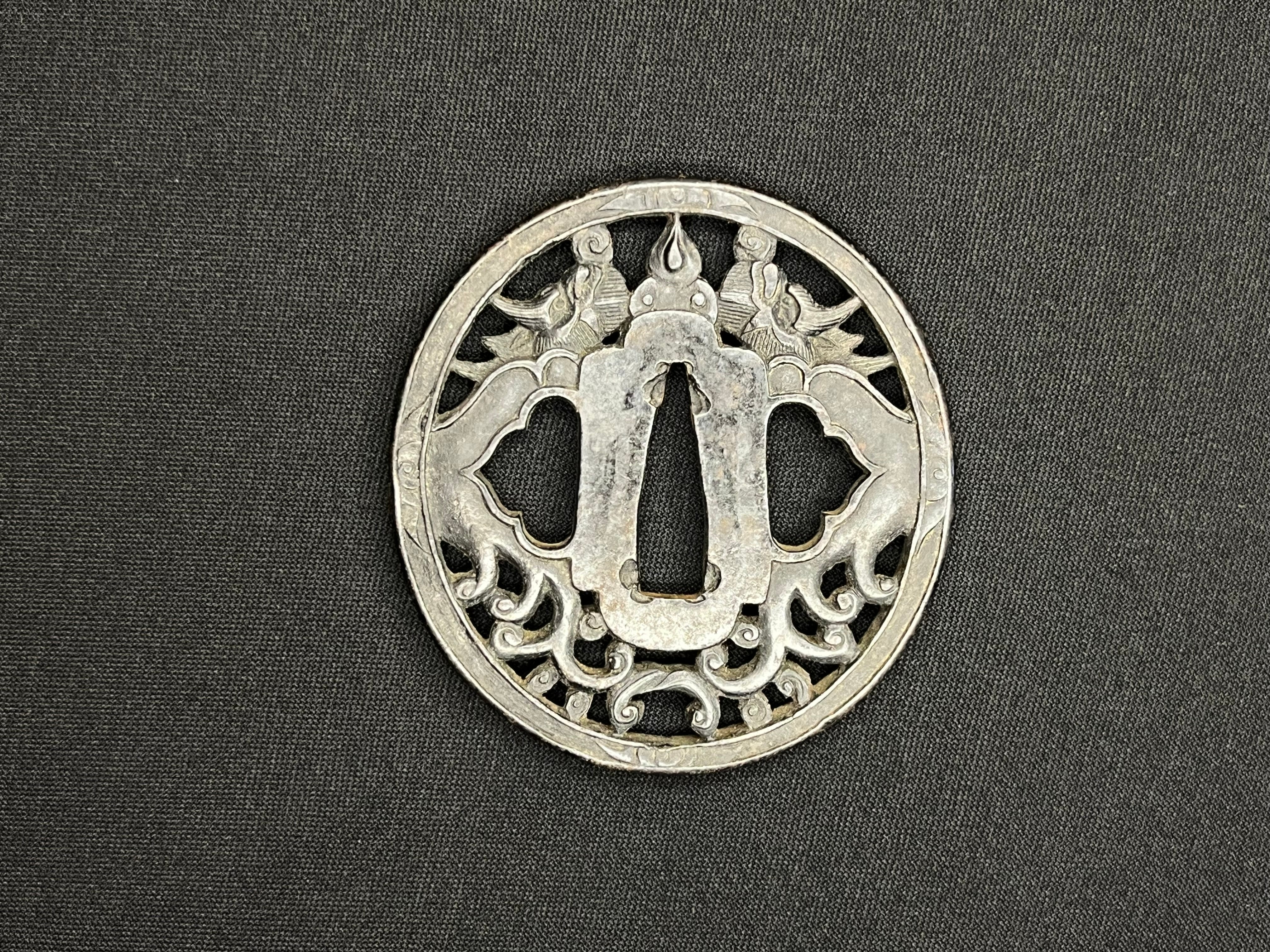 Grand Design / Travesty ジャパメタ メタル Antique Japanese Tsuba - Iron Handguard #027 Unverified – RVA Katana