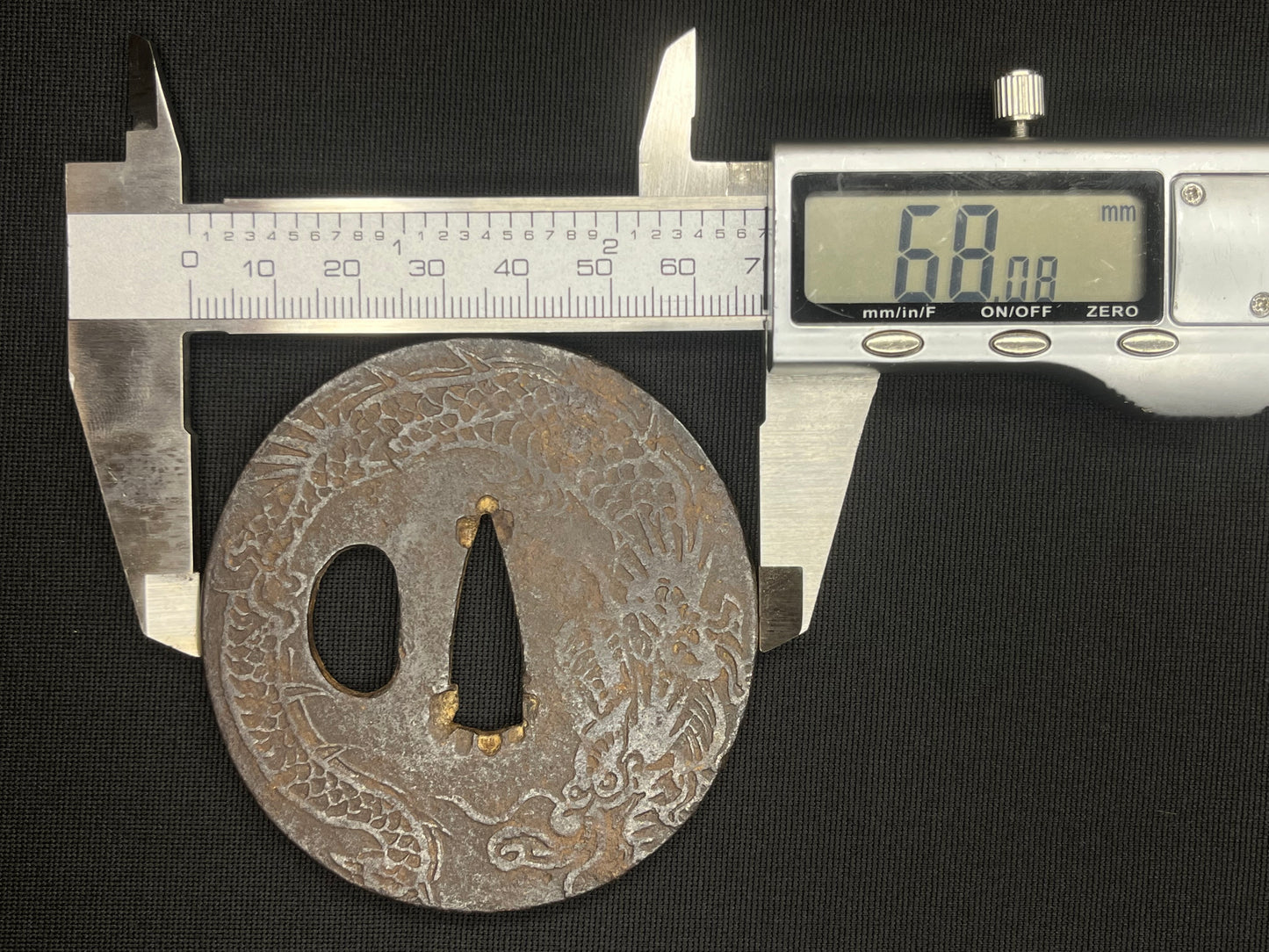 Antique Japanese Tsuba - Iron Handguard #033 Unverified