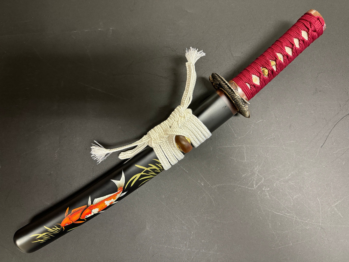 MADE TO ORDER Phoenix Armory Red Carp Shobu Zukuri Tanto T10