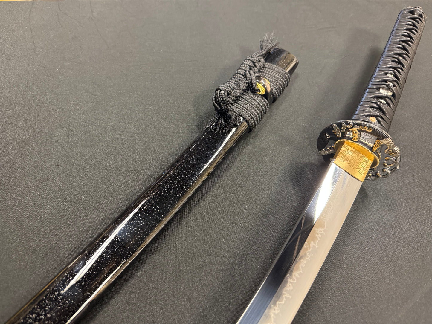 Moritaka Razor Prestige Katana - Dark Eclipse - T10 Clay-Tempered Choji Hamon