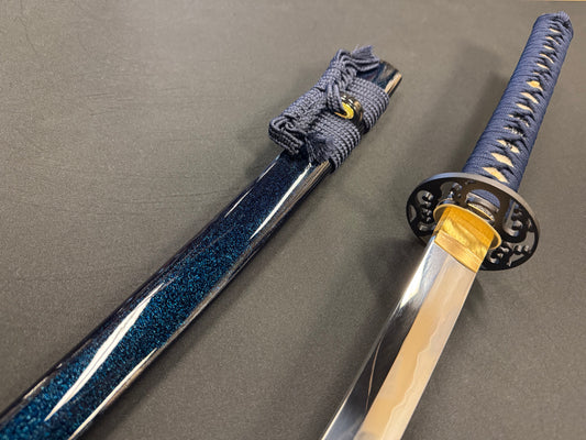 Moritaka Razor Katana - Blue Tide - T10 Clay-Tempered