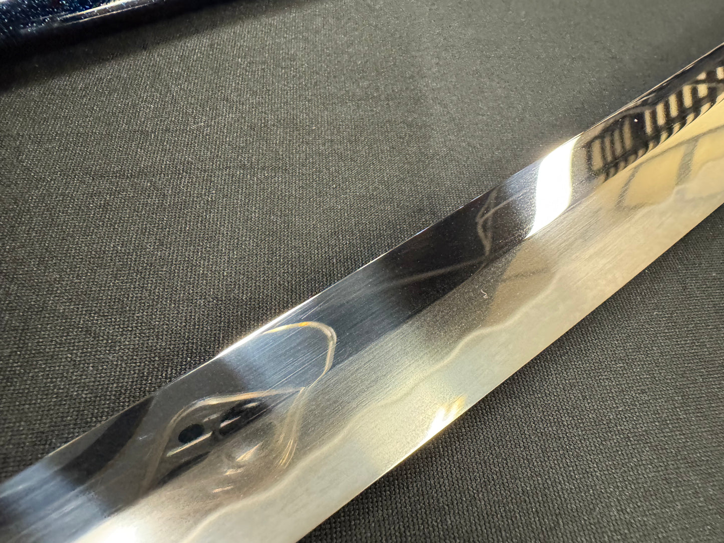 Moritaka Razor Katana - Blue Tide - T10 Clay-Tempered