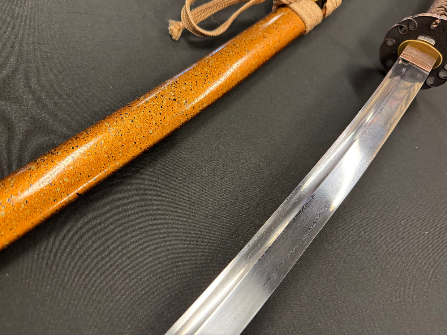 Dragonspring Forge Katana - Golden Oni Damascus Special Edition