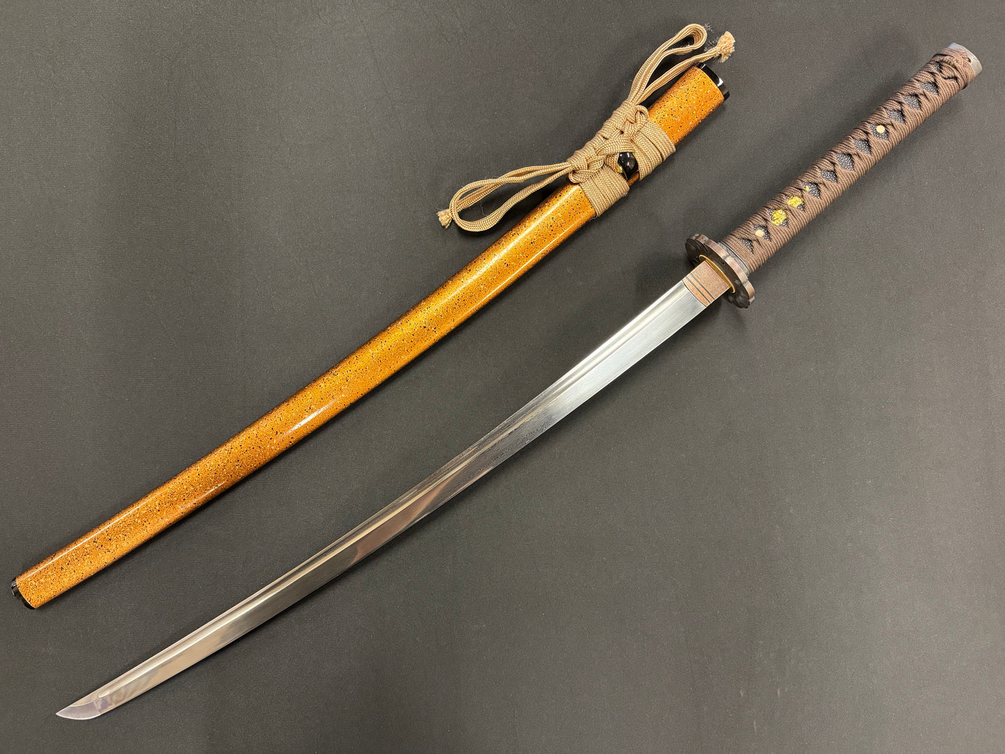 Dragonspring Forge Katana - Golden Oni Damascus Special Edition