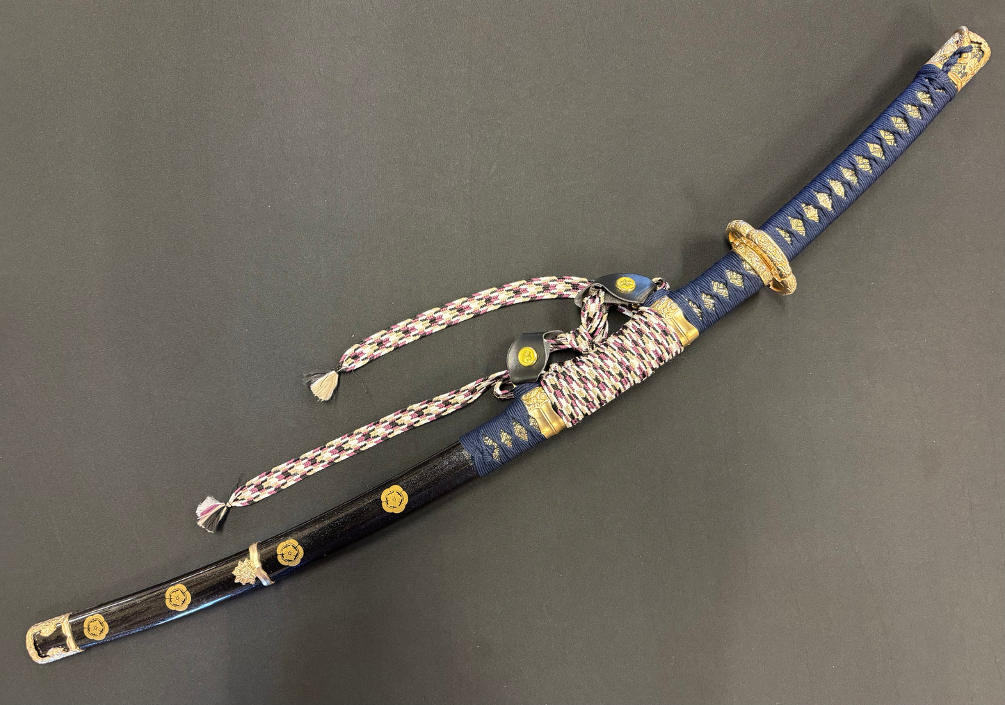 Phoenix Armory Tachi - Blue Warlord - T10 Clay-Tempered