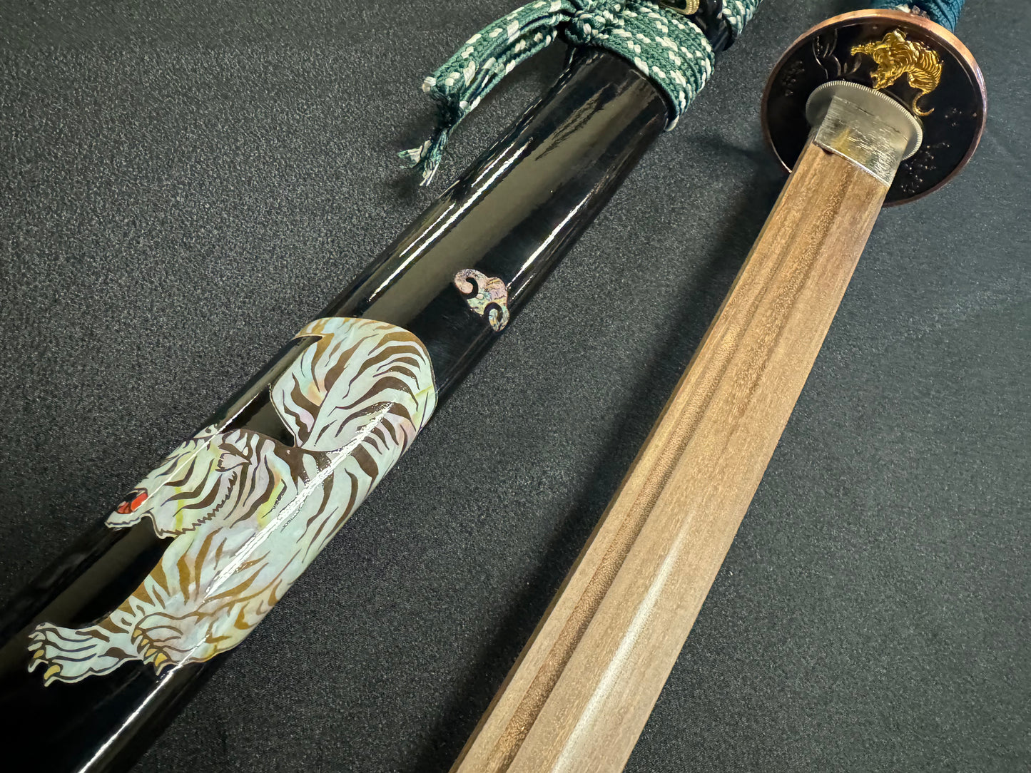 Phoenix Arms Jade Tiger Sakurado Wooden Katana Takemitsu