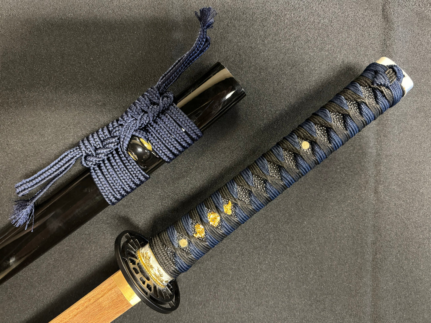 Phoenix Arms Blue Ring Wooden Katana Takemitsu