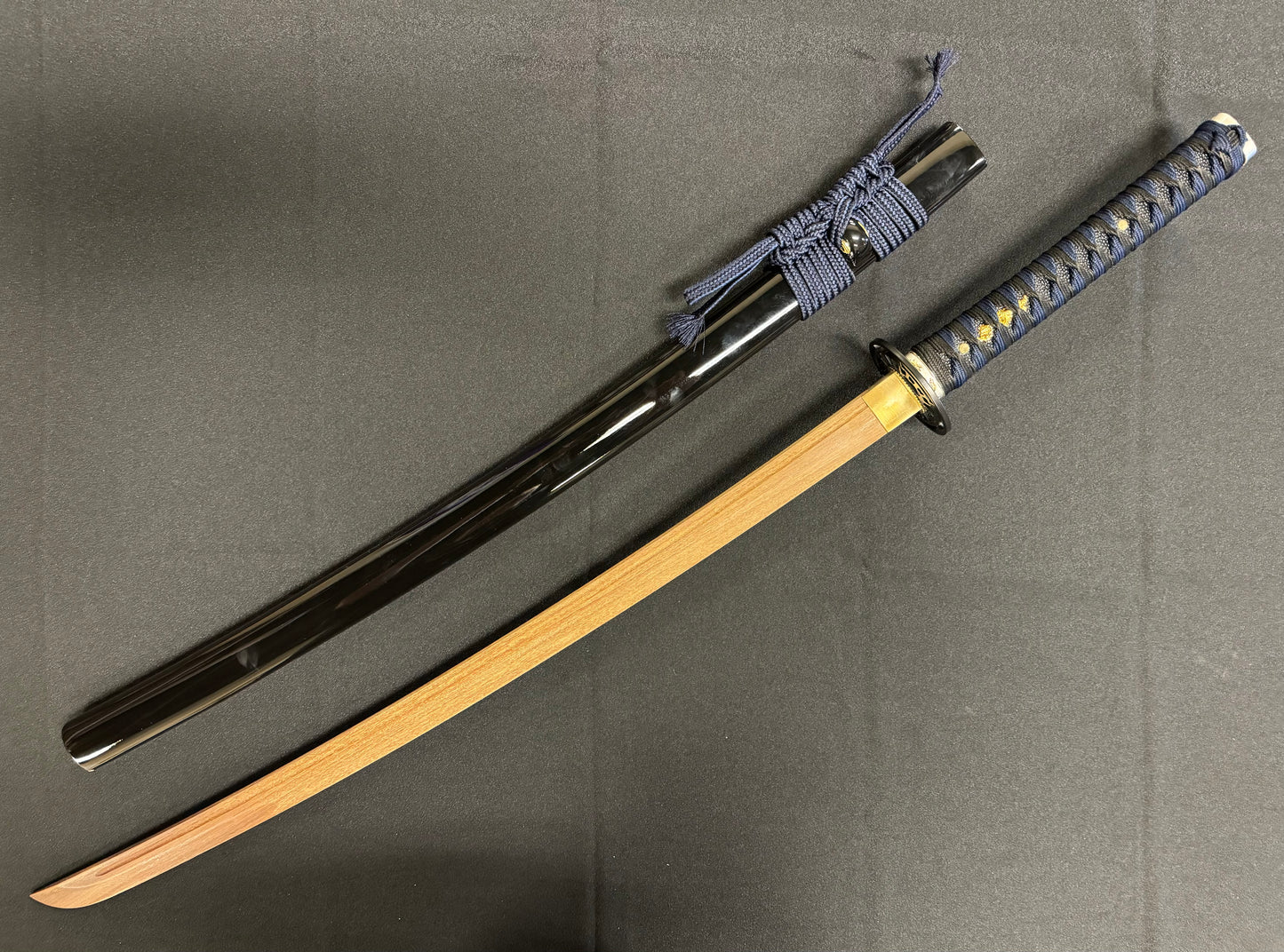 Phoenix Arms Blue Ring Wooden Katana Takemitsu