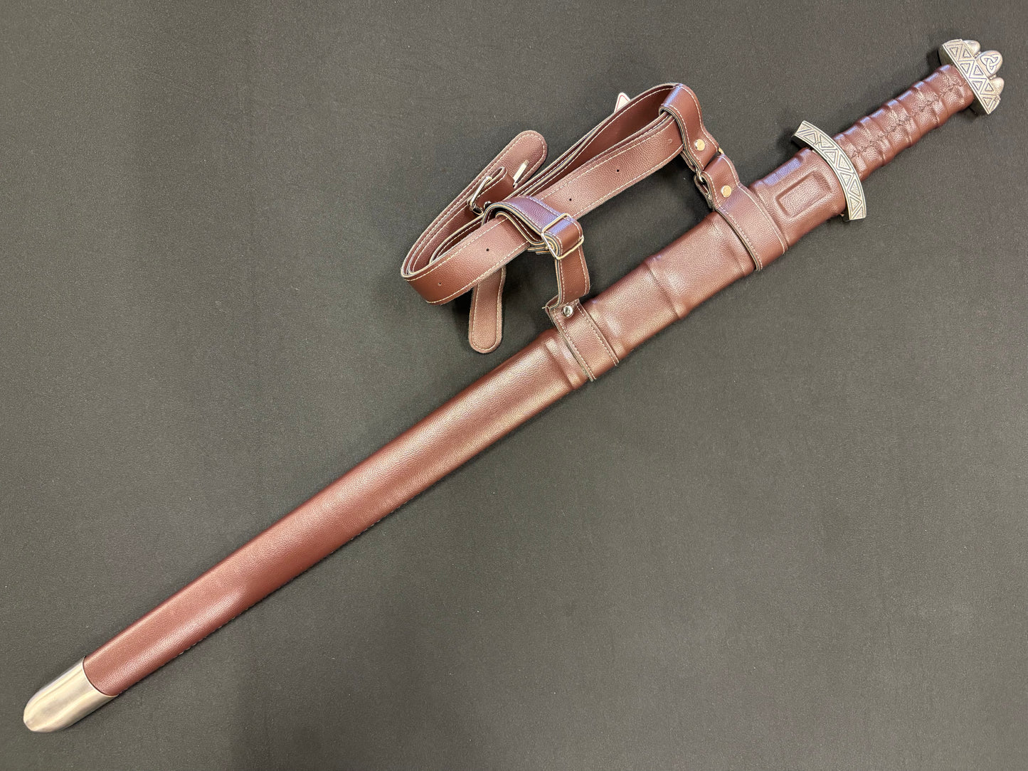 Single Handed Viking Sword Damascus