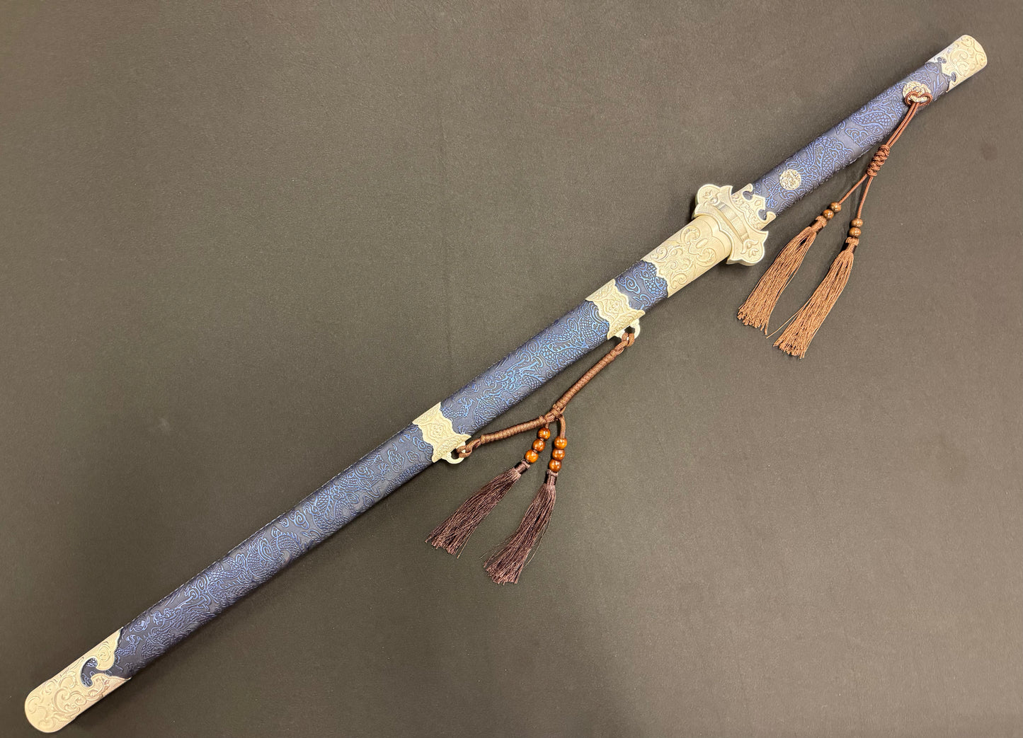 Phoenix Armory Jian - Tang Dynasty Blue Court Damascus Steel