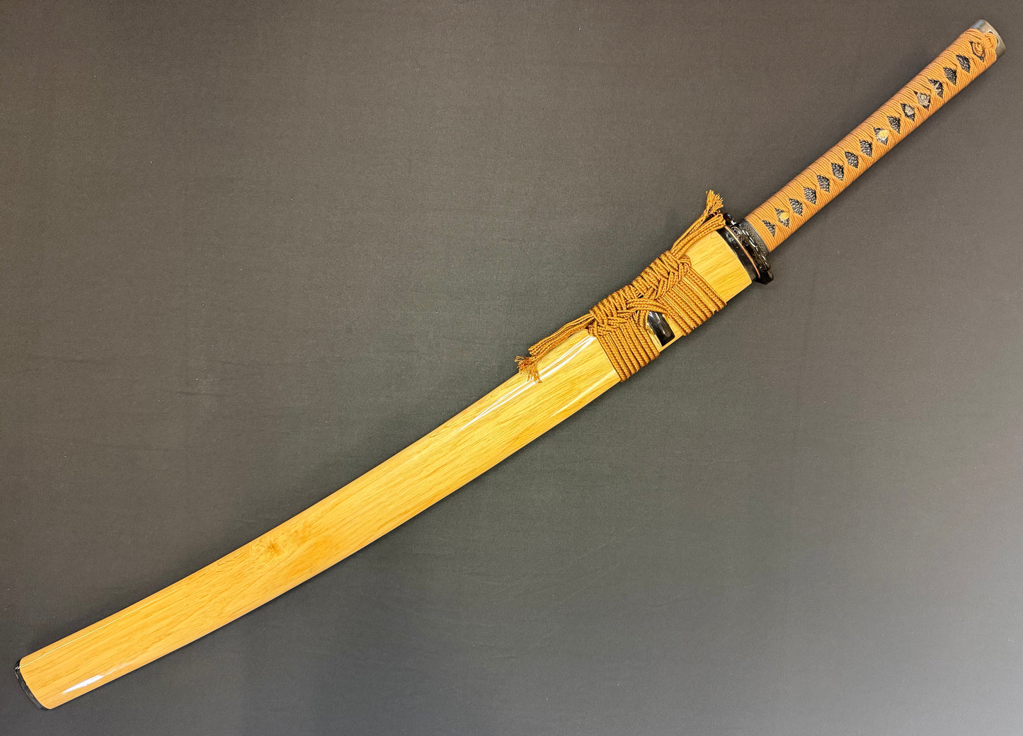 Legacy Steel O-Katana Titan Stout - Hollyhock with Bo-hi, Choji Hamon, 1095 clay tempered