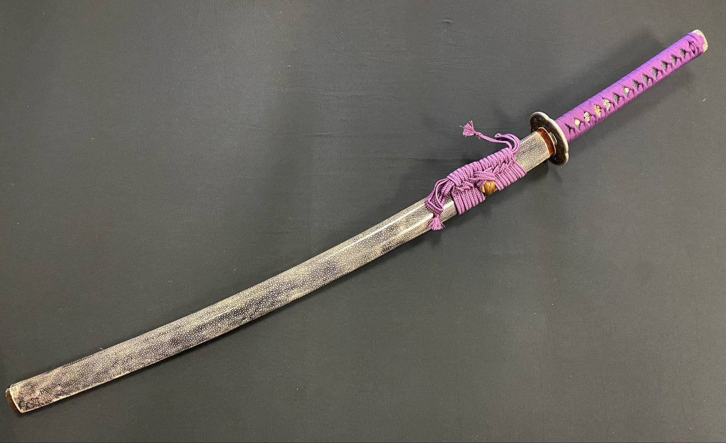 Phoenix Armory Amethyst Manji Katana T10 with Lattice Hamon