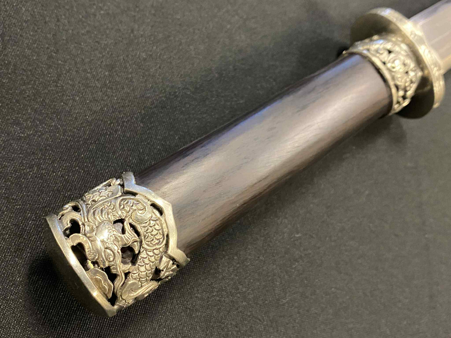 Eight Face Dagger - Dragon Needle - Damascus