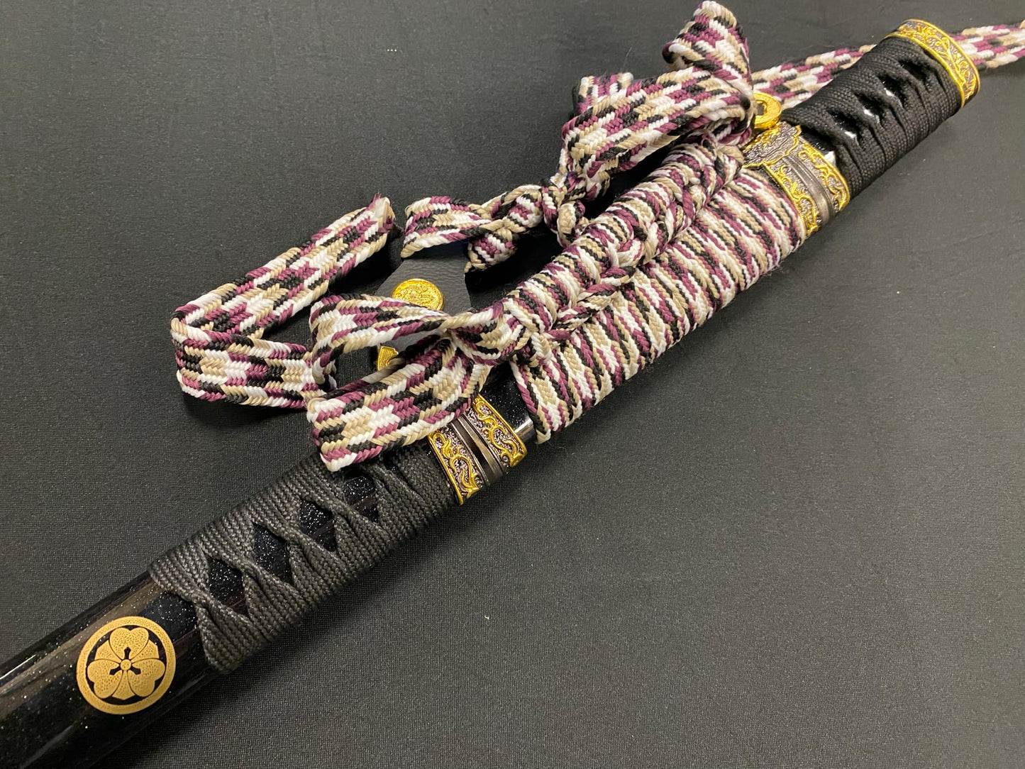 Phoenix Armory Black Nobunaga Court Tachi - T10 Clay Tempered