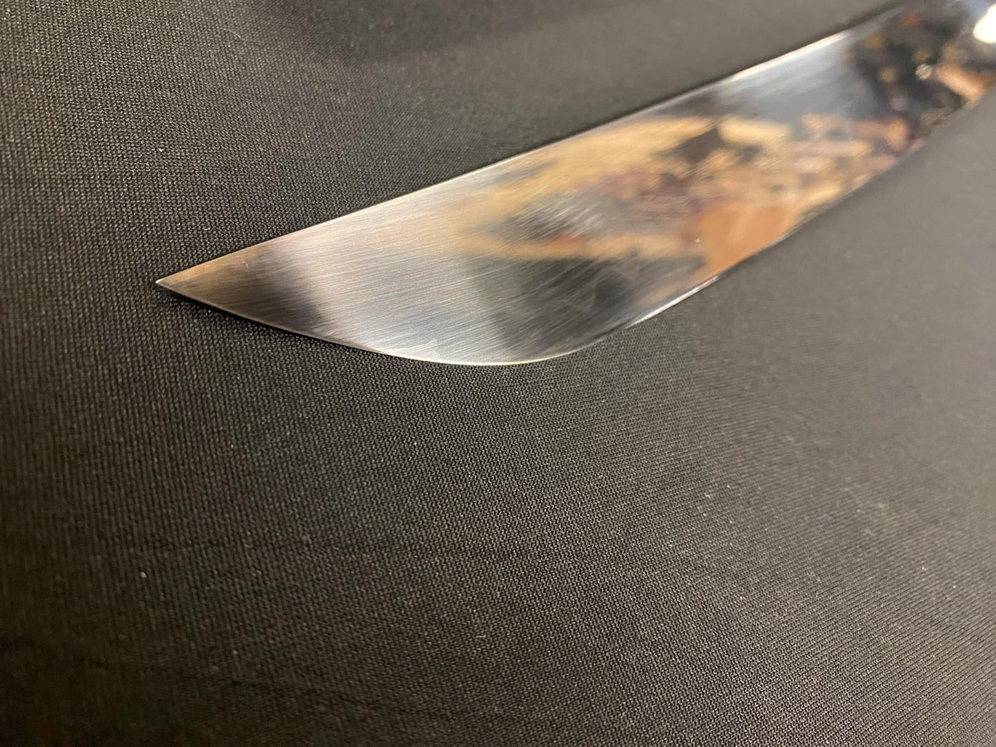 Legacy Blades Samgakdo - Korean Mat Cutter - 1095 Clay Tempered Carbon Steel 40mm